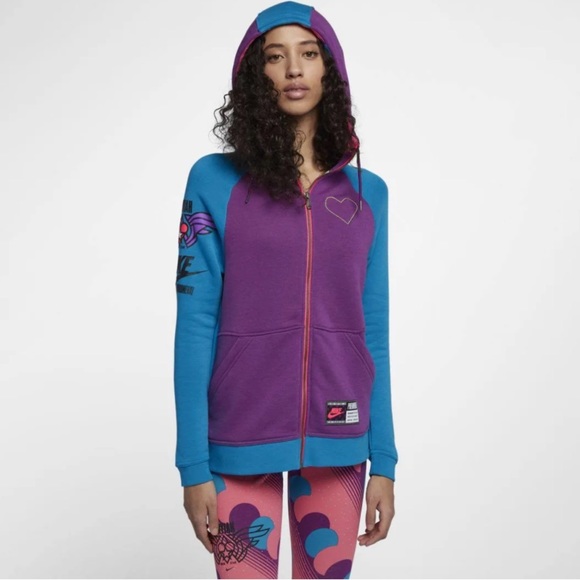 Nike Doernbecher Freestyle Amyiah's Rally Full-Zip Hoodie Sweatshirt MEDIUM EUC - Picture 5 of 16